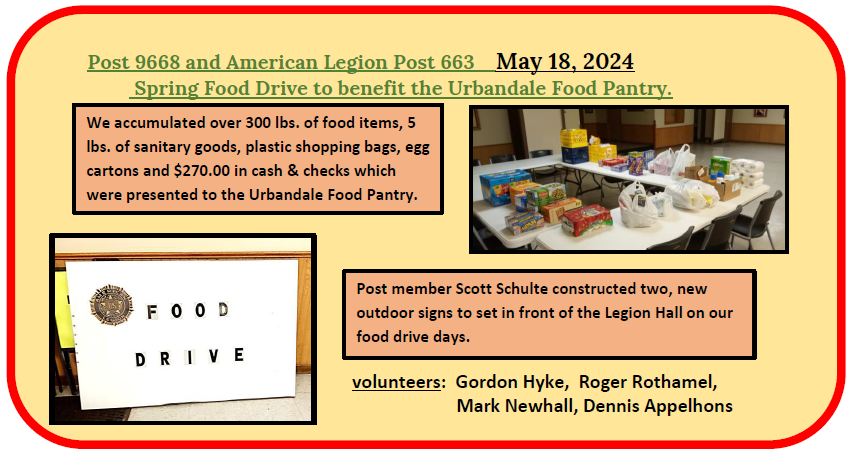 2024 Spring Food Drive