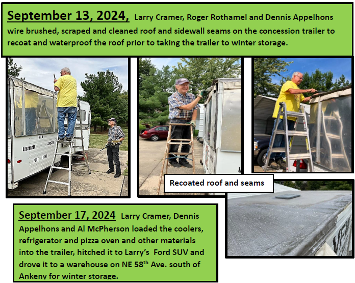 Sept 2024 Consession Trailer Cleanup