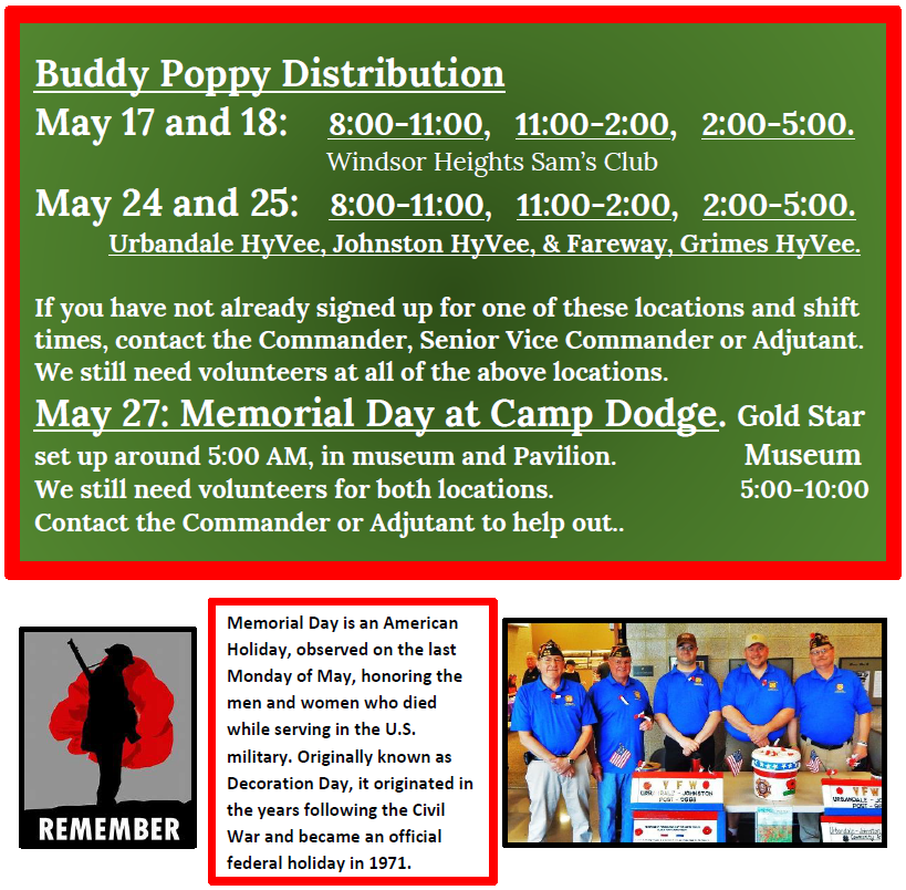 VFW May 2024 Community News